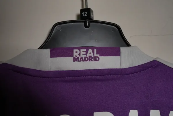 Real Madrid 2016-17 Away Sergio Ramos Long Sleeve Jersey - Image 6