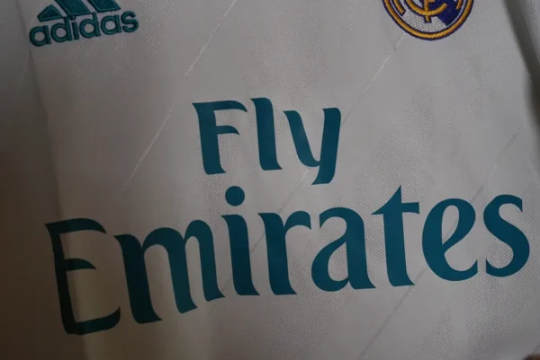 Real Madrid 2017-18 Home Jersey Turquoise (Green) - Image 8