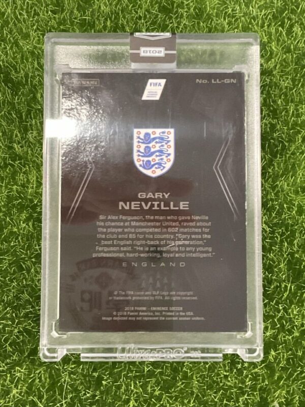 2018 Gary Neville /10 Eminence Silver Medal Manchester United England Legend - Image 2