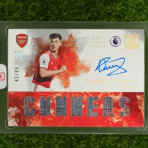 2019-20 Panini Impeccable Kieran Tierney Club History Auto 42/86