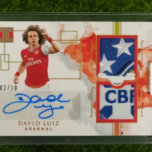2019-20 Panini Impeccable David Luiz Patch Auto 02/10