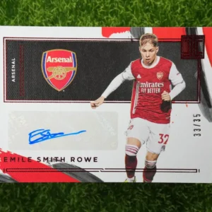2020-21 Panini Impeccable Emile Smith Rowe Auto 33/35