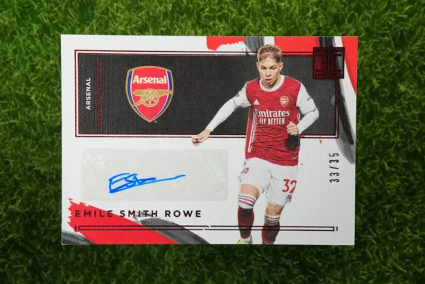 2020-21 Panini Impeccable Emile Smith Rowe Auto 33/35