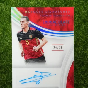2017 Panini Immaculate Collection Thomas Vermaelen Marquee Signatures Auto 24/35