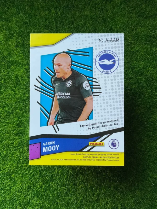 2020-21 Panini Revolution Aaron Mooy Fractal Auto - Image 2