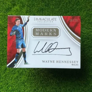 2017 Panini Immaculate Collection Wayne Hennessey Modern Marks Auto 16/75