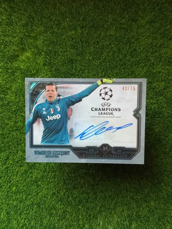 2017-18 Topps Museum Collection Wojciech Szczęsny Archival Auto 43/75
