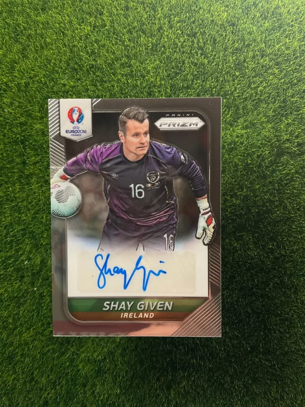 2016 Panini Prizm Euro Shay Given Auto