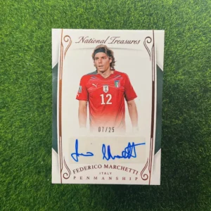 2018 Panini National Treasures Federico Marchetti Penmanship Auto 07/25