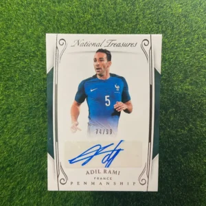 2018 Panini National Treasures Adil Rami Penmanship Auto 74/99