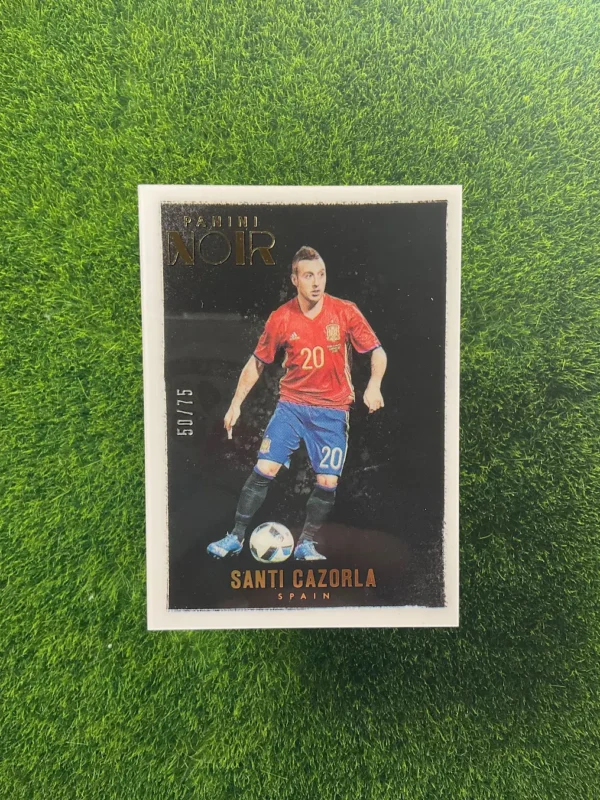 2016-17 Panini Noir Santi Cazorla 50/75