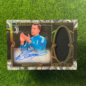 2017-18 Topps Museum Collection Wojciech Szczęsny Momentous Material Jumbo Patch Auto 08/50