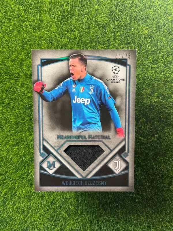 2017-18 Topps Museum Collection Wojciech Szczęsny Meaningful Material Relic 66/75