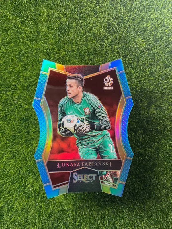 2016-17 Panini Select Łukasz Fabiański Blue Die-Cut Prizm 024/249
