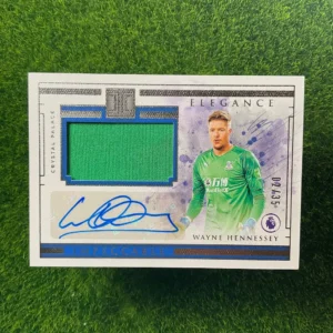 2019-20 Panini Impeccable Wayne Hennessey Elegance Patch Auto 09/35