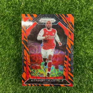 2020-21 Panini Prizm Alexandre Lacazette Orange Pulsar Prizm