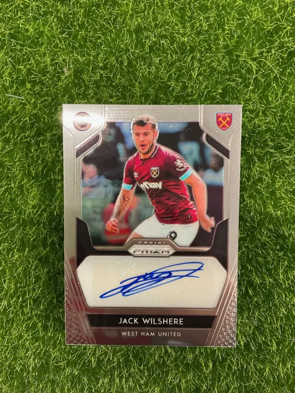 2019-20 Panini Prizm Jack Wilshere Silver Prizm Auto