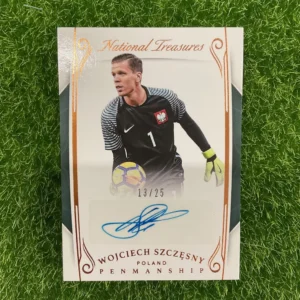 2018 Panini National Treasures Wojciech Szczęsny Penmanship Auto 13/25
