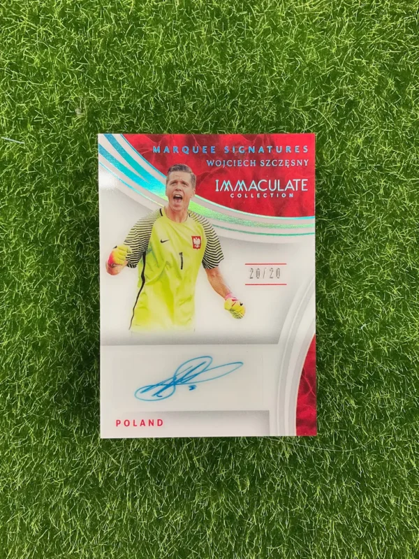 2017 Panini Immaculate Collection Wojciech Szczęsny Marquee Signatures Auto 20/20