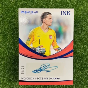 2018-19 Panini Immaculate Collection Wojciech Szczęsny Immaculate Ink Auto 25/25