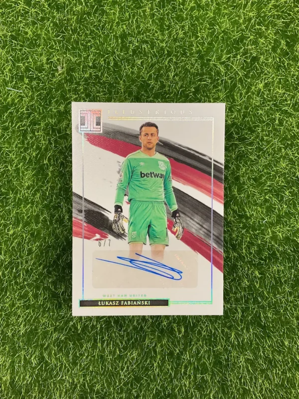 2020-21 Panini Impeccable Łukasz Fabiański Illustrious Auto 6/7
