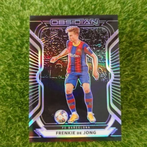 2020-21 Panini Obsidian Frenkie de Jong White Prizm 16/75