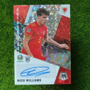 2021 Panini Mosaic Euro Neco Williams Genesis Mosaic Auto RC