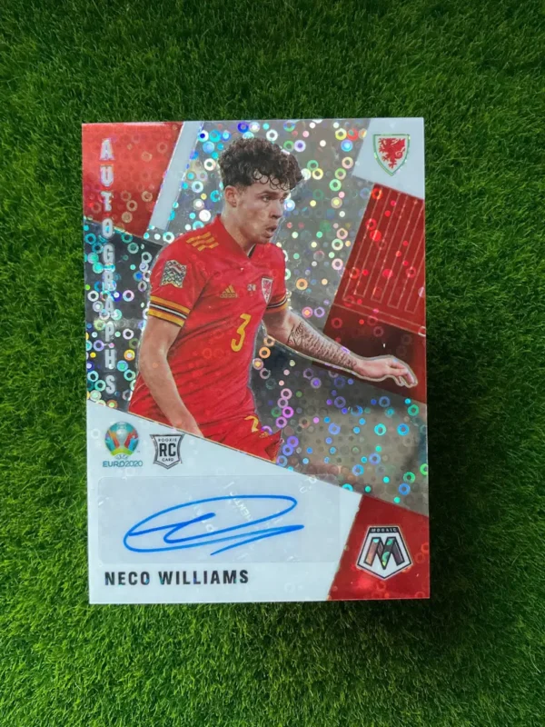 2021 Panini Mosaic Euro Neco Williams Genesis Mosaic Auto RC