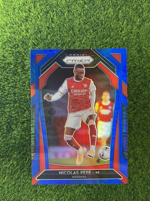 2020-21 Panini Prizm Nicolas Pépé Blue Prizm 118/199
