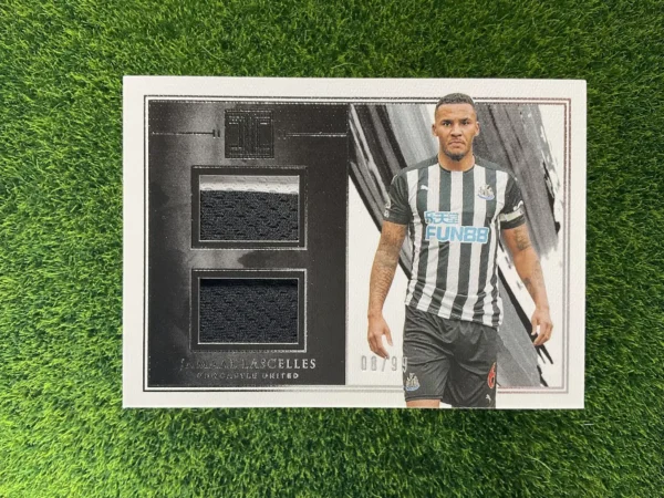 2020-21 Panini Impeccable Jamaal Lascelles Dual Patch 08/99