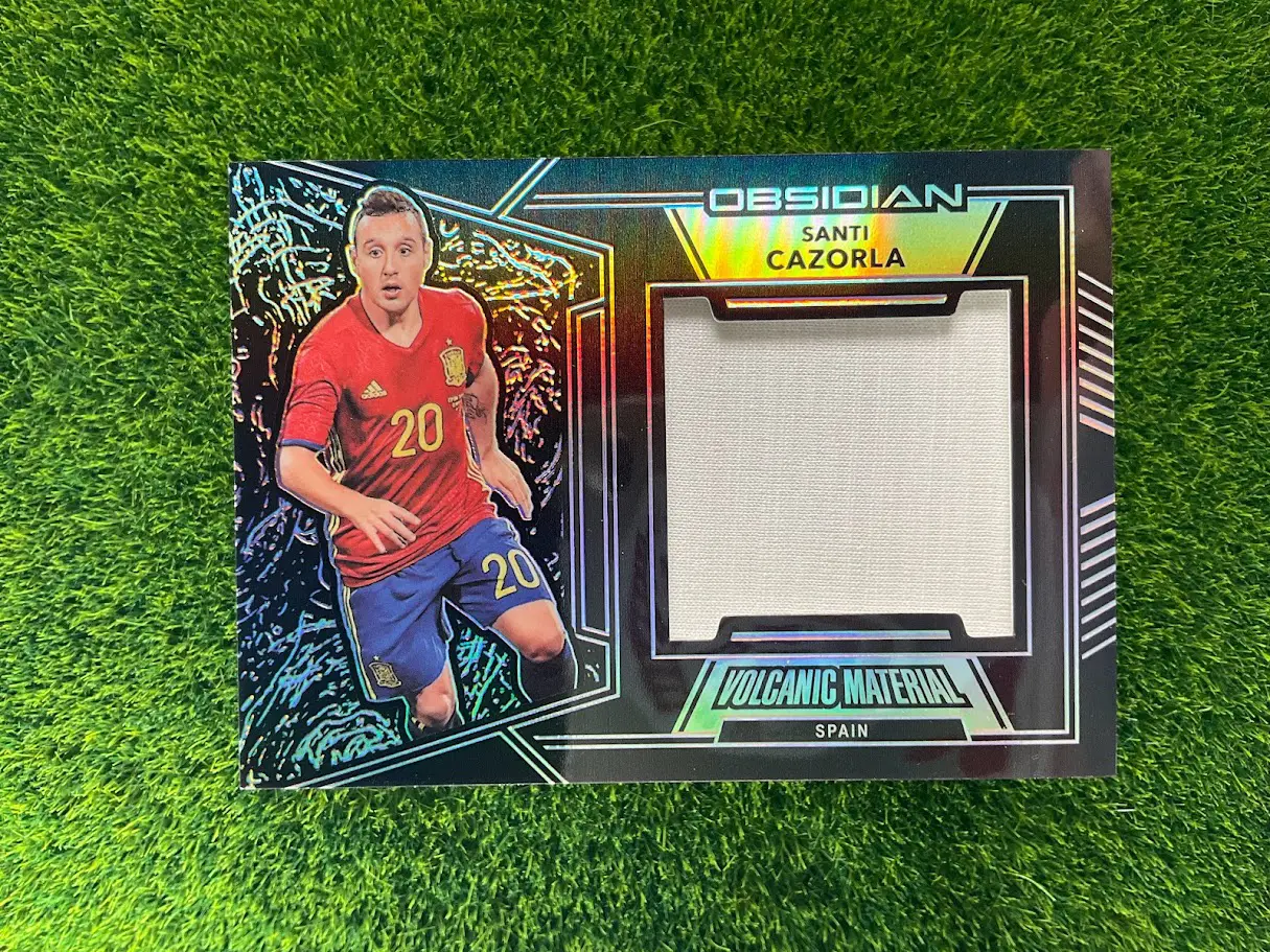 2019-20 Panini Obsidian Santi Cazorla Volcanic Material Patch 61/75