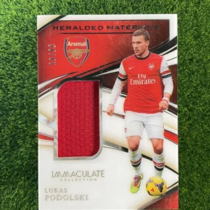 2020 Panini Immaculate Collection Lukas Podolski Heralded Materials Patch 09/99