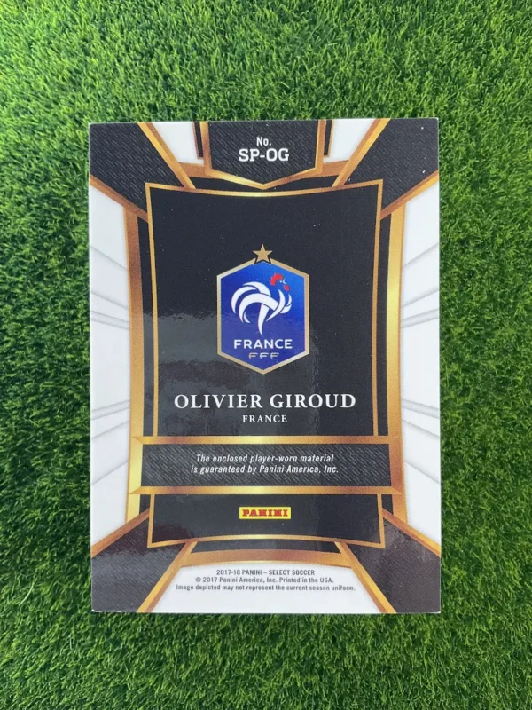 2017-18 Panini Select Olivier Giroud Sparks Patch - Image 2