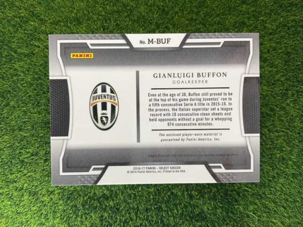 2016-17 Panini Select Gianluigi Buffon Patch - Image 2