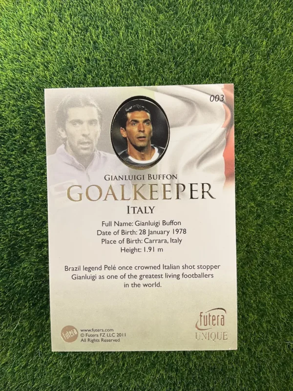 2011 Futera Unique Gianluigi Buffon - Image 2