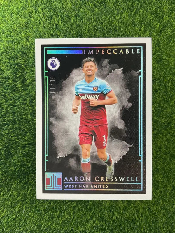 2019-20 Panini Impeccable Aaron Cresswell Holo 01/35