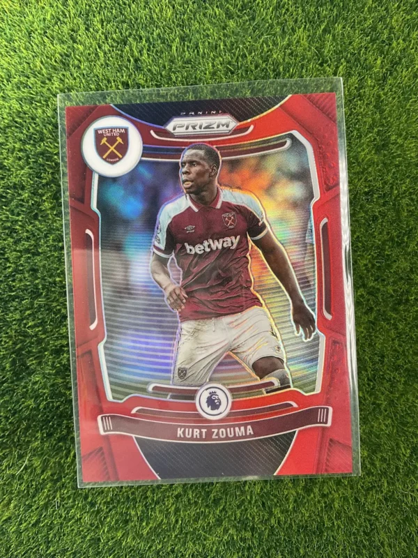 2021-22 Panini Prizm Kurt Zouma Red Prizm 125/199