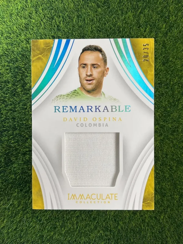 2017 Panini Immaculate Collection David Ospina Remarkable Patch 20/35