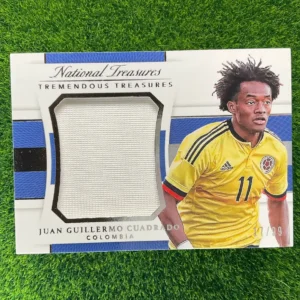 2018 Panini National Treasures Juan Guillermo Cuadrado Tremendous Treasures Patch 17/99