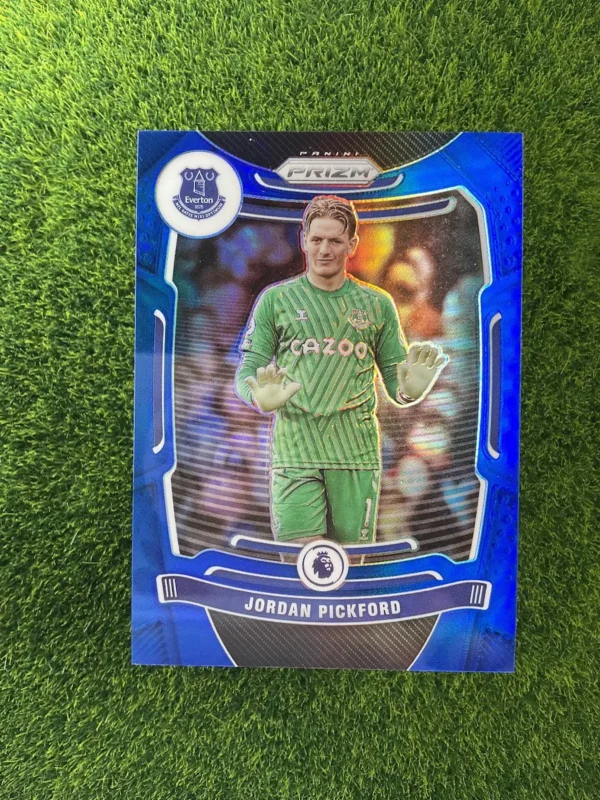 2021-22 Panini Prizm Jordan Pickford Blue Prizm 334/340