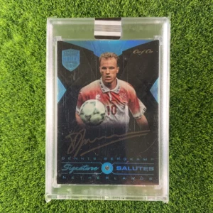 2016-17 Panini Black Gold Dennis Bergkamp Signature Salutes Auto 1/1