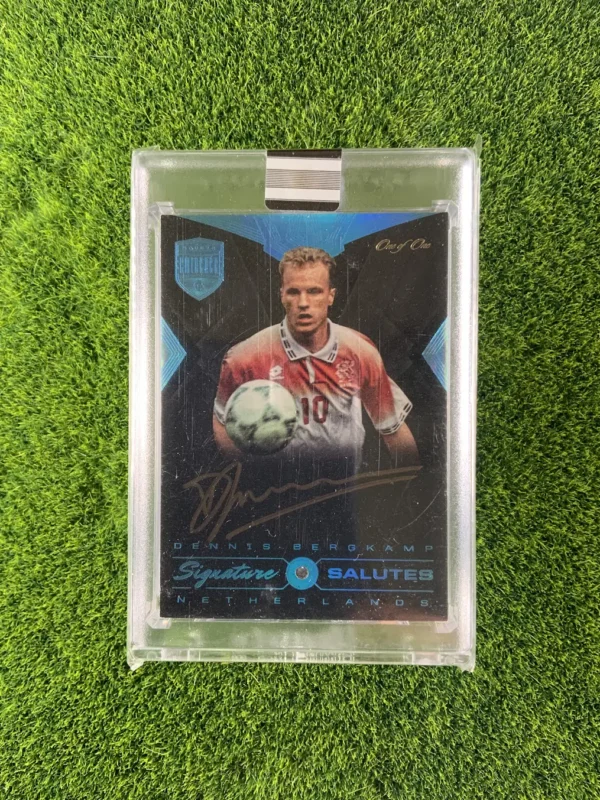 2016-17 Panini Black Gold Dennis Bergkamp Signature Salutes Auto 1/1