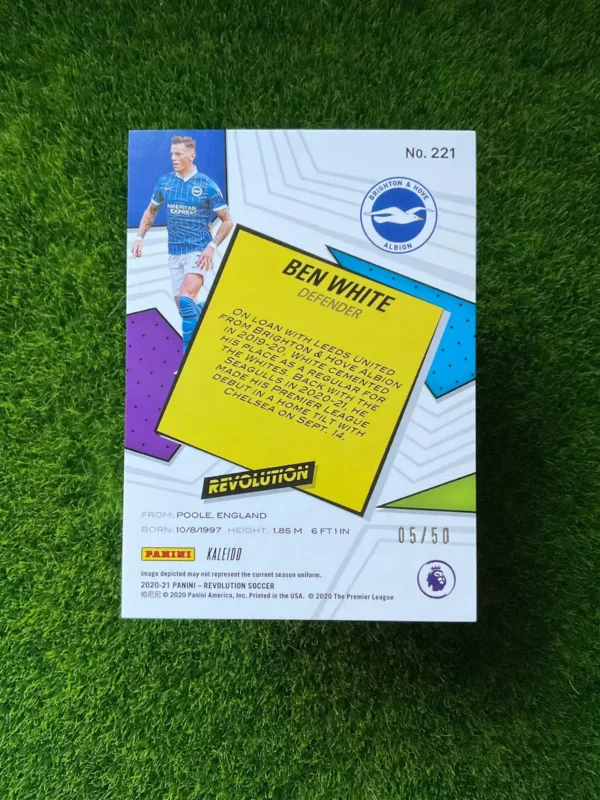 2020-21 Panini Revolution Ben White Kaleido RC 05/50 - Image 2