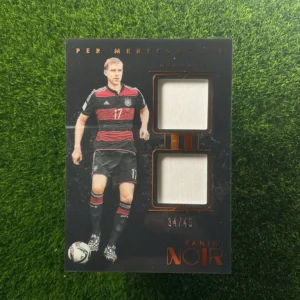 2016-17 Panini Noir Per Mertesacker Dual Patch 34/49