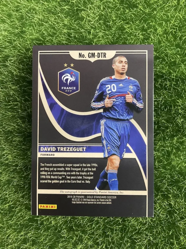 2019-20 Panini Gold Standard David Trezeguet Gold Medals Auto 03/10 - Image 2