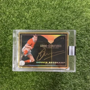 2018 Panini Eminence Soccer Dennis Bergkamp Grand Signatures Auto 4/5