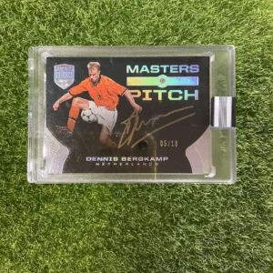 2018 Panini Eminence Soccer Dennis Bergkamp Masters of the Pitch Diamond Auto 05/10