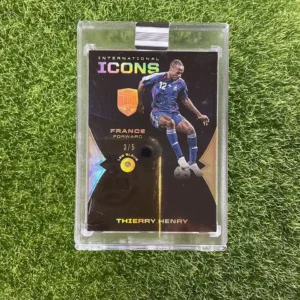 2018 Panini Eminence Soccer Thierry Henry International Icons Jewel Auto 3/5