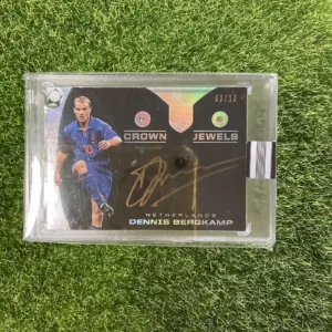 2018 Panini Eminence Soccer Dennis Bergkamp Crown Jewels Diamonds Auto 09/10
