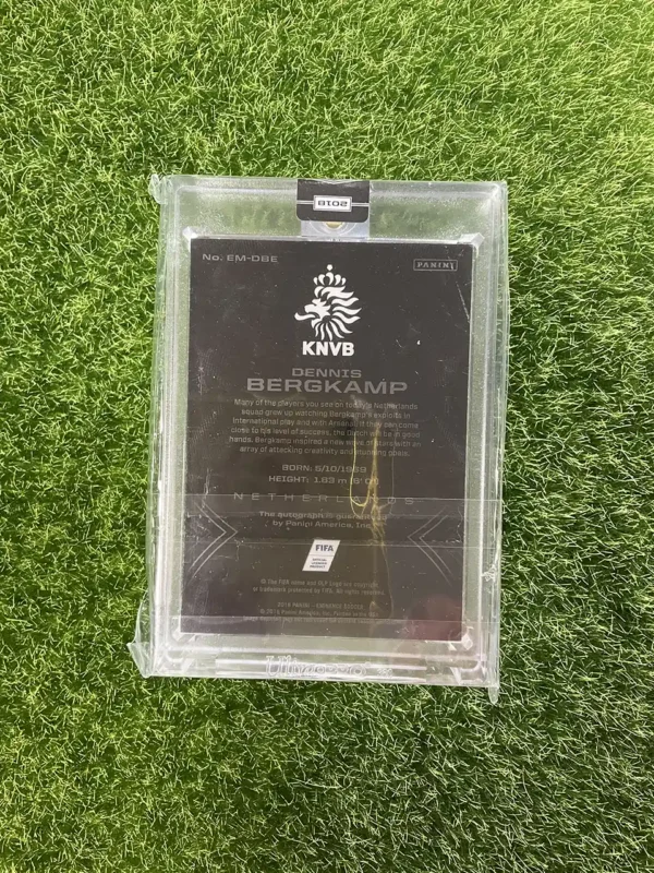 2018 Panini Eminence Soccer Dennis Bergkamp Eminence Autographs Auto 06/10 - Image 2